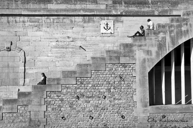 Paris, boulevard on the Seine